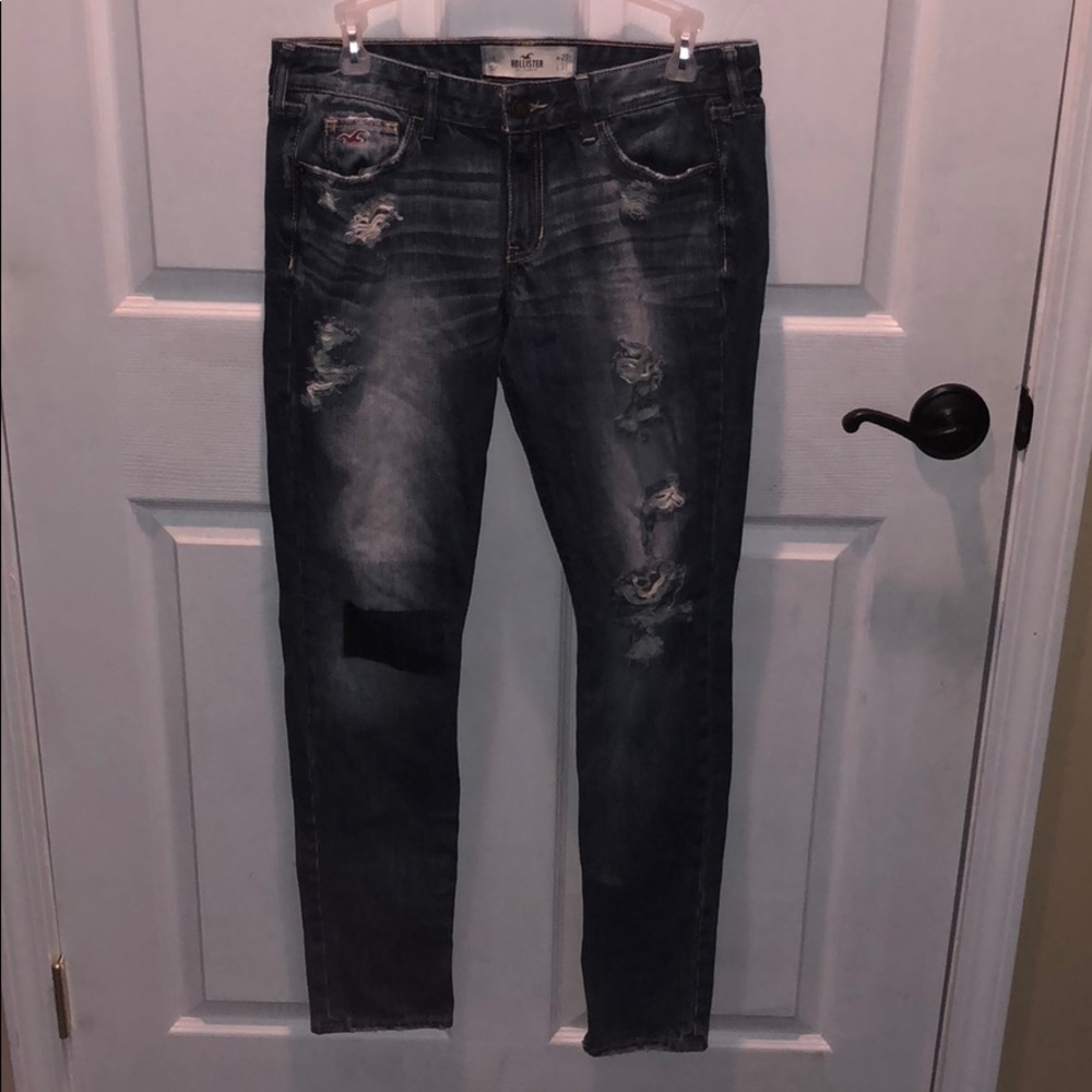 Hollister ripped jeans